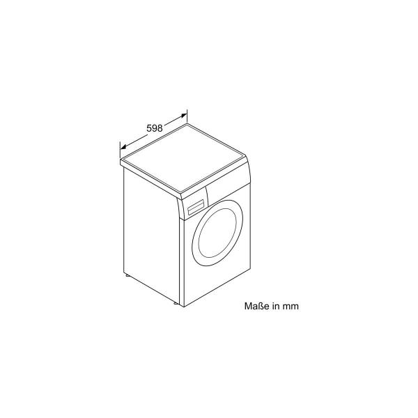 Siemens WU14UT70 iQ500 8 kg Frontlader Waschmaschine, 1400 U/min, unterbaufähig, speedPack L, iQdrive, Outdoor-Programm, weiß