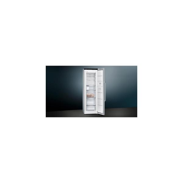 Siemens GS36NAIDP iQ500 Stand Gefrierschrank, 60cm breit, 242l, noFrost, superFreezing, varioZone, Edelstahl