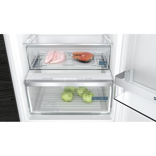 Siemens KI86NVSE0 iQ300 Einbau Kühl-/Gefrierkombination, 56 cm breit, 260 L, hyperFresh System, freshSense, noFrost, LED-Beleuchtung