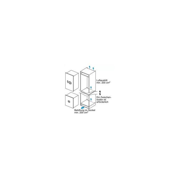 Siemens GI11VADC0 iQ500 Einbau Gefrierschrank, Nischenhöhe: 72cm, 70l, Flachscharnier, lowFrost, freshSense