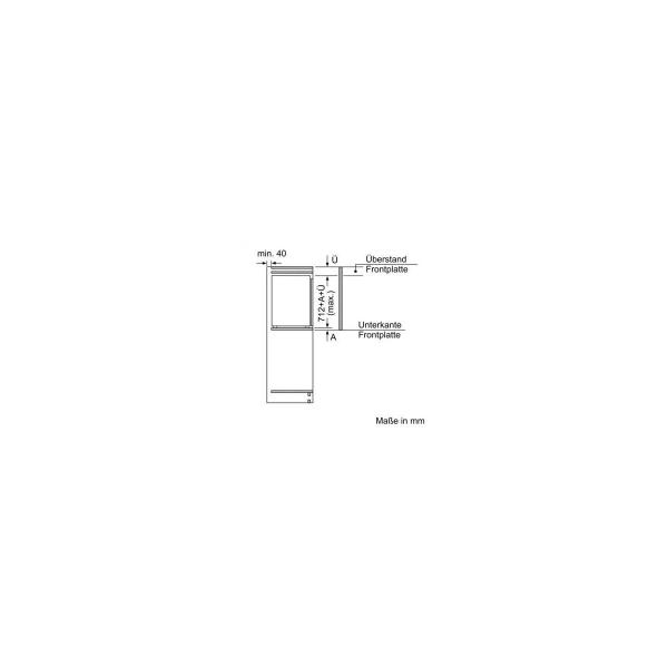 Siemens GI11VADC0 iQ500 Einbau Gefrierschrank, Nischenhöhe: 72cm, 70l, Flachscharnier, lowFrost, freshSense