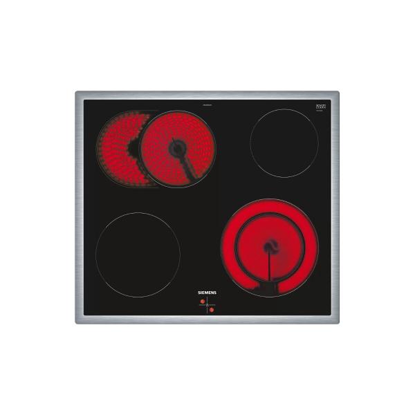 Siemens EQ110KA2EE Einbauherd-Set mit Glaskeramikkochfeld (EA64RGNA1E+HE010FBR1), 60cm breit, 66L, Schnellaufheizung, Umluft-Grill-System, Edelstahl