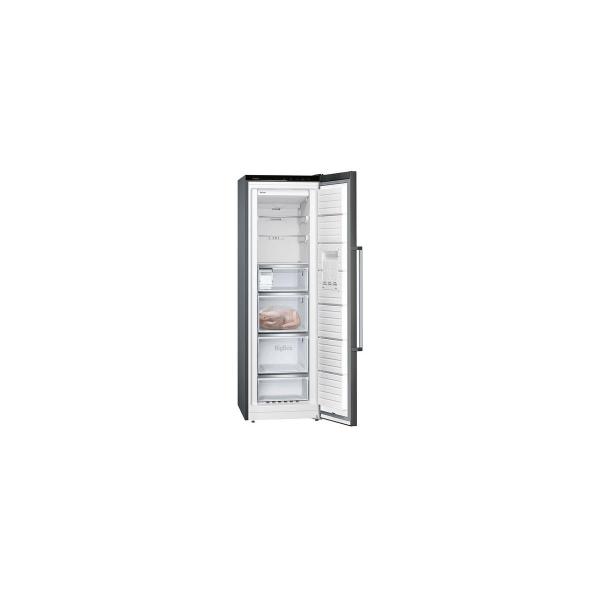 Siemens GS36NAXEP iQ500 Stand Gefrierschrank, 60 cm breit, 242 L, nofrost, iceTwister, varioZone, blacksteel