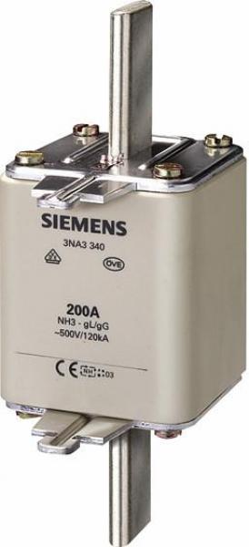 ARDEBO.de Siemens 3NA3360 NH-Sicherungseinsätze GL/GG 400A, 3 Stck.