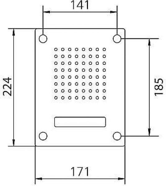 Siedle CL111-1B-02 Classic Türstation Audio 1fach In-Home, Edelstahl gebürstet (200042879-00)