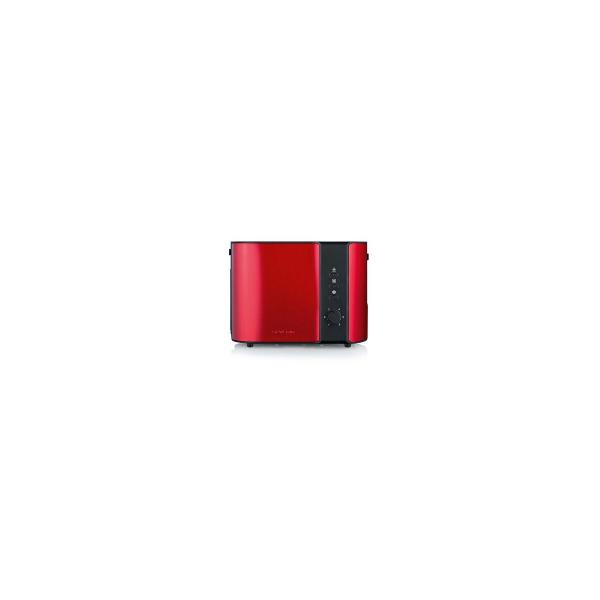 ARDEBO.de Severin AT 2217 Automatik-Toaster, 800W, Aufwärmstufe, Defroster-Stufe, rot-metallic
