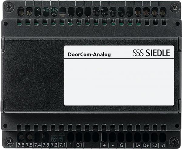 ARDEBO.de Siedle DCA650-02 DoorCom-Analog, schwarz (200032470-00)