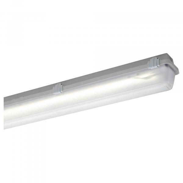 ARDEBO.de Schuch 161170303 LED-Feuchtraum-Wannenleuchte, 21 W, 3440 lm, 164 lm/W, SKI, IP65, grau