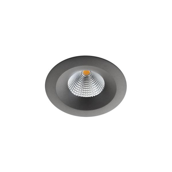 ARDEBO.de SG Leuchten Downlight UniLED IsoSafe Airtight Graphit 630lm 3000K Ra 98 Phasenabschnittsdimmung, 7W, graphit (904324)