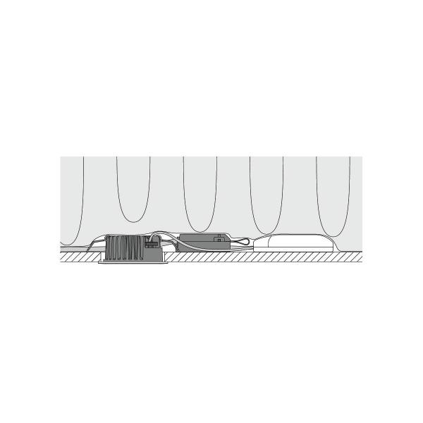 SG Leuchten Downlight UniLED IsoSafe Airtight Graphit 630lm 3000K Ra 98 Phasenabschnittsdimmung, 7W, graphit (904324)