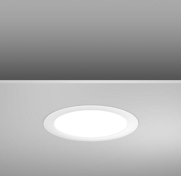 ARDEBO.de RZB Toledo Flat Round A+ Einbau-Downlight, LED, 23W, IP 40, weiß (901484.002)