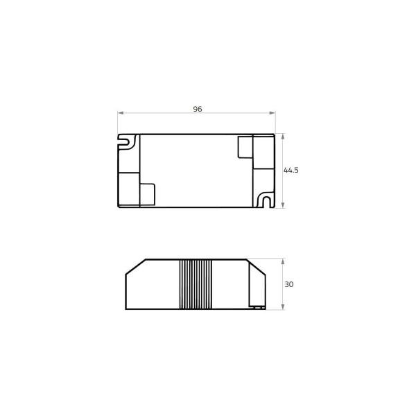 Rutec 85271 LED-Netzgerät 24V 36W IP20 100-240V AC Schraubanschluss