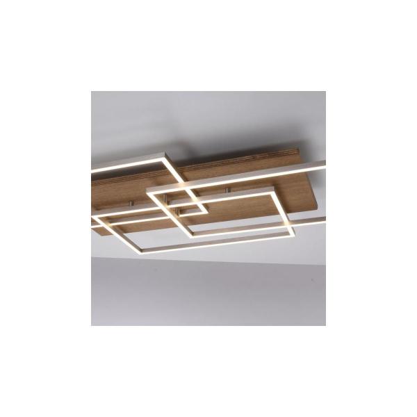 Paul Neuhaus LED-Deckenleuchte, holz, CCT, Fernbedienung, Innenleuchte, 36W, 4320lm (8330-79)