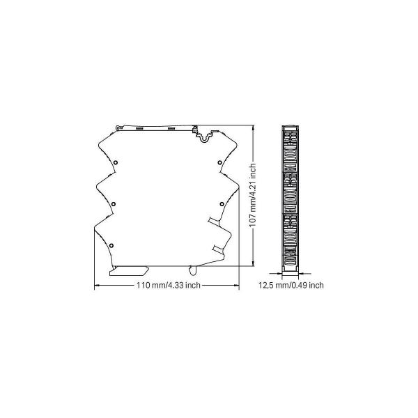 Wago 2857-533 Grenzwertschalter; RTD-Sensoren; 1 Schließer; Digitalausgang; Versorgungsspannung DC 24 V; 12,5 mm Baubreite