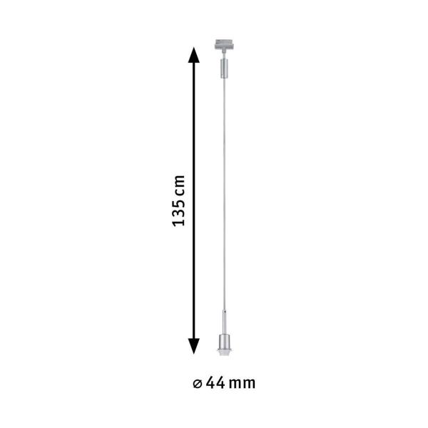 Paulmann URail Pendel DecoSystems, E14, 20W, chrom matt (96969)