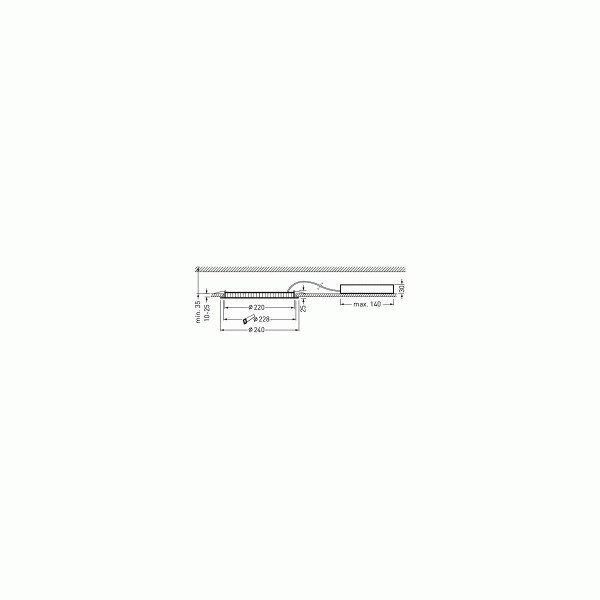 Trilux Rundes LED Einbau-Downlight Aviella C07 OA 2000-840 ETDD 01, weiß (6864951)