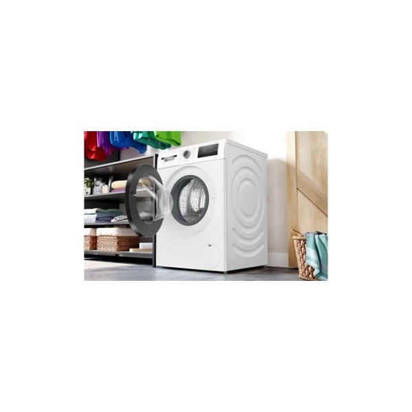 Bosch WAN28K43 8 kg Frontlader Waschmaschine, 60 cm breit, 1400 U/Min, AquaStop, Kindersicherung, Nachlegefunktion, weiß