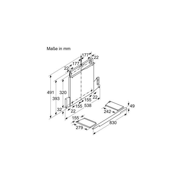 Neff Z54TL90X1 Absenkrahmen