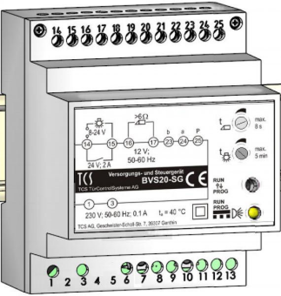 TCS PPAF0x-EN/02 Vorkonfigurierte Türsprechanlage, 8 Wohneinheiten, Aufputz