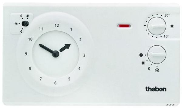 ARDEBO.de Theben RAMSES 722 S Analog-Uhrenthermostat, IP 20, II, weiß (7220801)