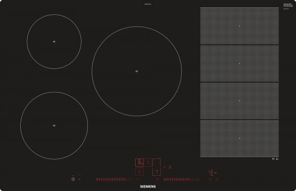 ARDEBO.de Siemens EX801LVC1E iQ700 Autarkes Induktionskochfeld, Glaskeramik, 80 cm breit, powerMove Plus, bratSensor, schwarz