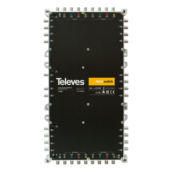 ARDEBO.de Televes MS924C NevoSwitch Multischalter, 9 Eingänge, 24 Ausgänge (714604)