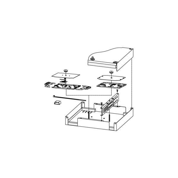 Telegärtner LWL Mini-Wandverteiler, IP30, Gehäuse 320x280x50 mm, lichtgrau (100022178)