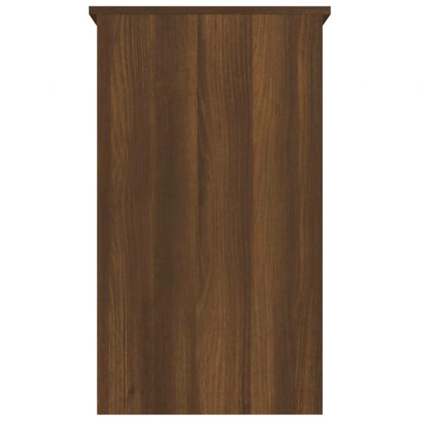 Schreibtisch Braun Eichen-Optik 90x45x76 cm Holzwerkstoff