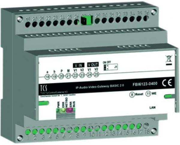 ARDEBO.de TCS FBI6123-0400 IP-Gateway BASIC 2.0 für bis zu 5 Rufziele im IP-Netzwerk