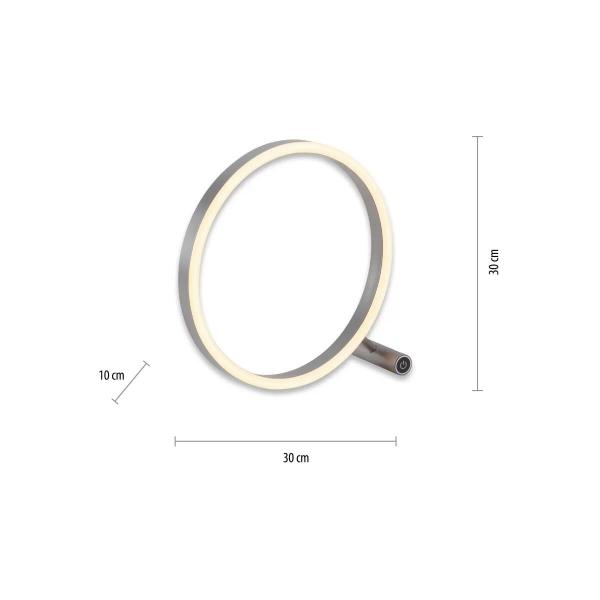 Leuchten Direkt RITUS LED Tischleuchte, 1-flammig, Aluminium (15390-95)