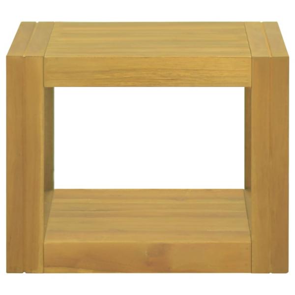 Wand-Badregal 45x45x35 cm Massivholz Teak