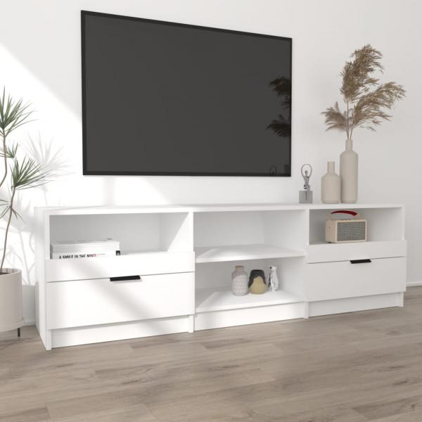 TV-Schrank Weiß 150x33,5x45 cm Holzwerkstoff