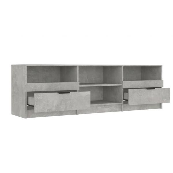 TV-Schrank Betongrau 150x33,5x45 cm Holzwerkstoff