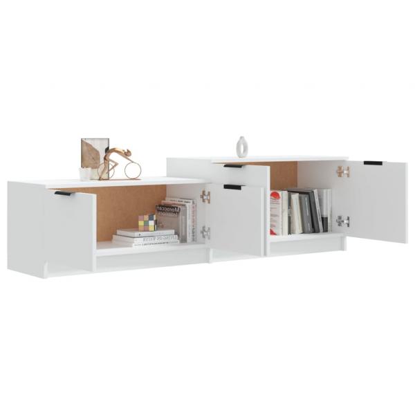 TV-Schrank Weiß 158,5x36x45 cm Holzwerkstoff