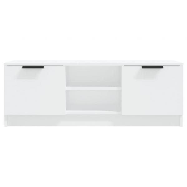 TV-Schrank Weiß 102x35x36,5 cm Holzwerkstoff