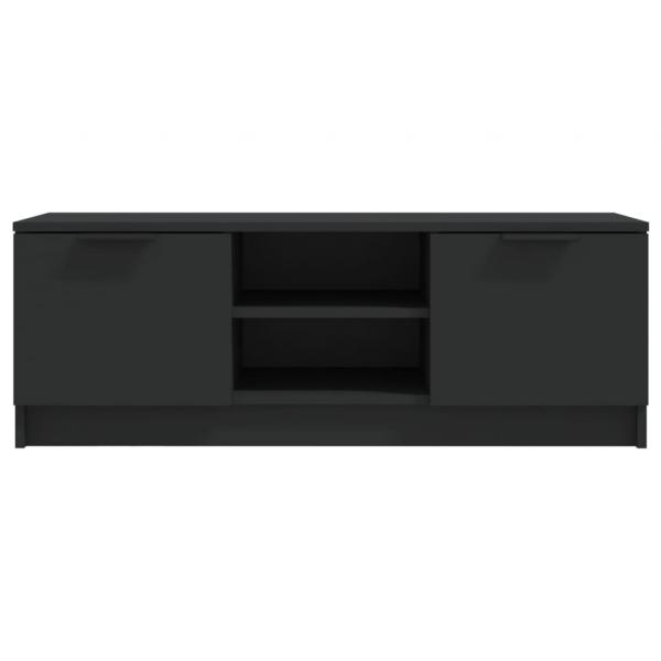 TV-Schrank Schwarz 102x35x36,5 cm Holzwerkstoff