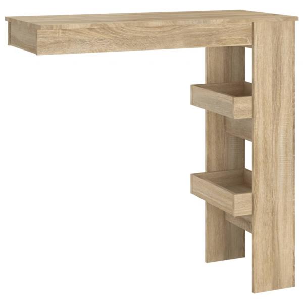 Wand-Bartisch Sonoma-Eiche 102x45x103,5 cm Holzwerkstoff