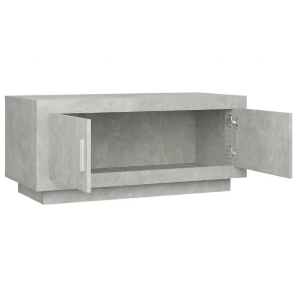 Couchtisch Betongrau 102x50x45 cm Holzwerkstoff