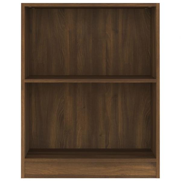 Bücherregal Braun Eichen-Optik 60x24x76 cm Holzwerkstoff