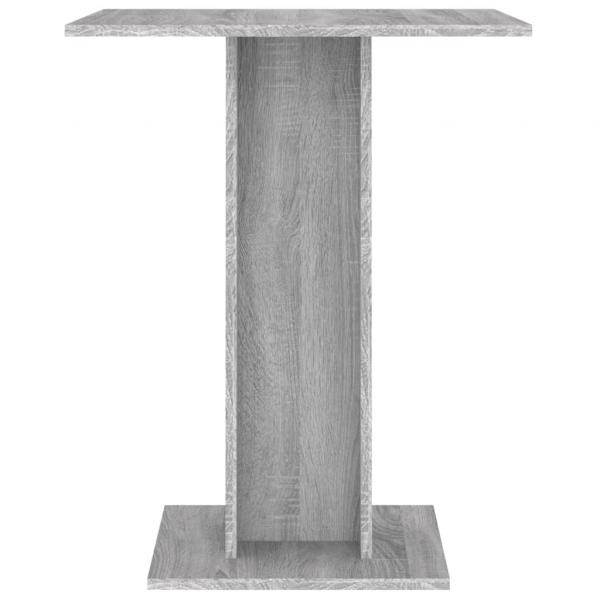 Bistrotisch Grau Sonoma 60x60x75 cm Holzwerkstoff