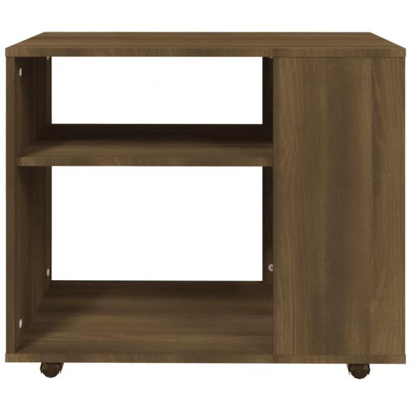 Beistelltisch Braun Eiche 70x35x55 cm Holzwerkstoff