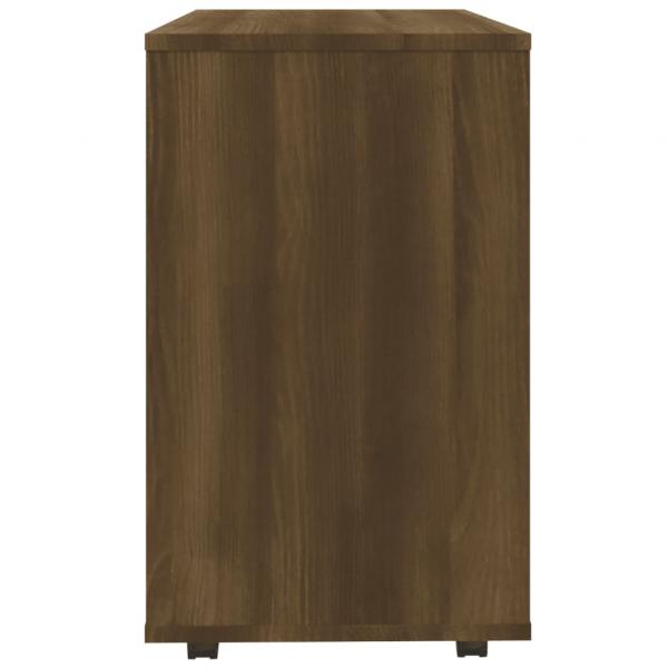 Beistelltisch Braun Eiche 70x35x55 cm Holzwerkstoff