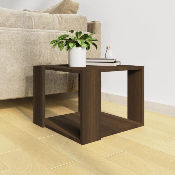 Couchtisch Braun Eichen-Optik 40x40x30 cm Holzwerkstoff