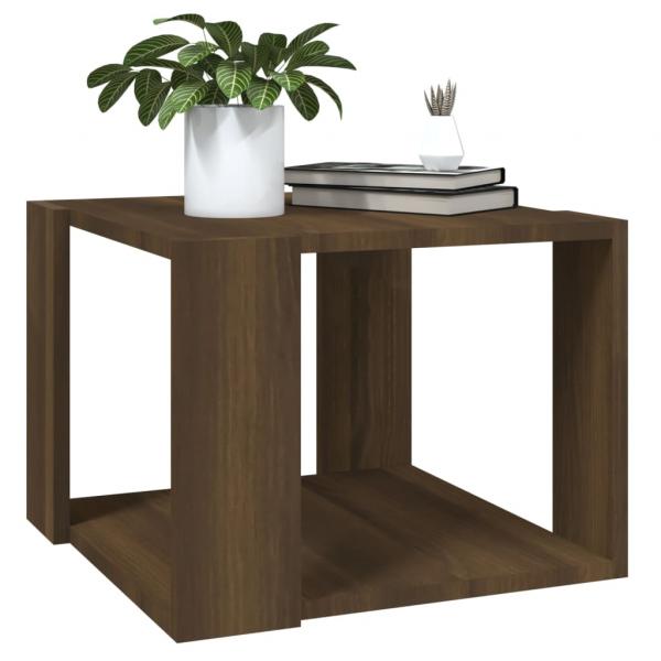 Couchtisch Braun Eichen-Optik 40x40x30 cm Holzwerkstoff