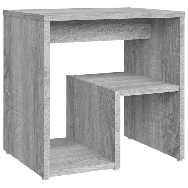 Nachttische 2 Stk. Grau Sonoma 40x30x40 cm Holzwerkstoff