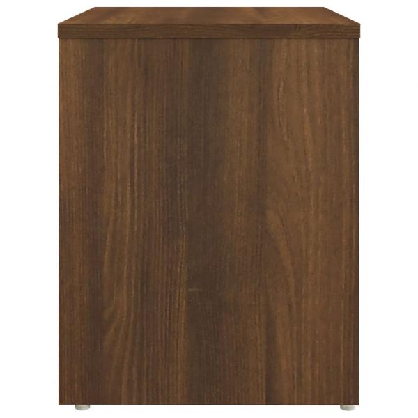 Nachttische 2 Stk. Braun Eichen-Optik 40x30x40 cm Holzwerkstoff