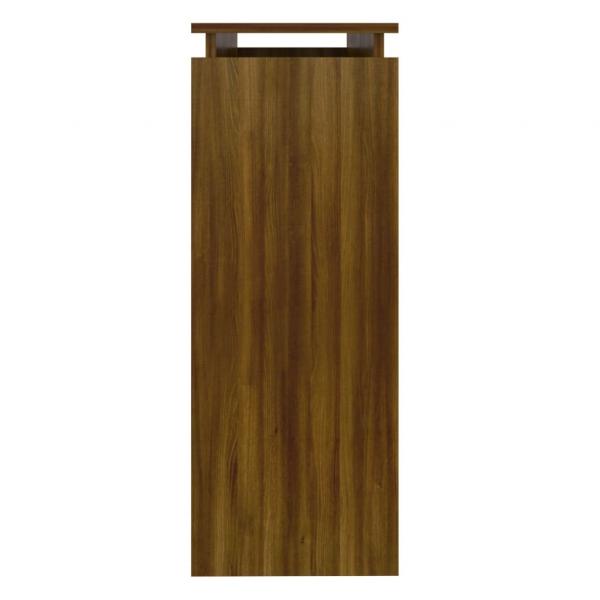 Konsolentisch Braun Eichen-Optik 102x30x80 cm Holzwerkstoff