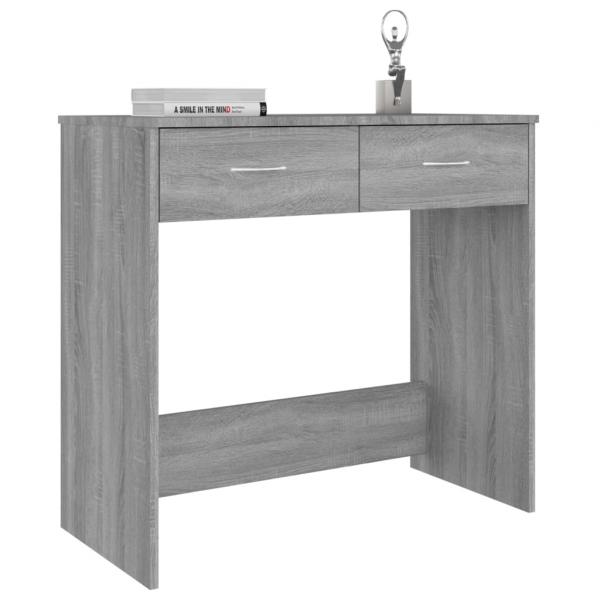 Schreibtisch Grau Sonoma 80x40x75 cm Holzwerkstoff