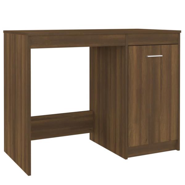 Schreibtisch Braun Eichen-Optik 100x50x76 cm Holzwerkstoff