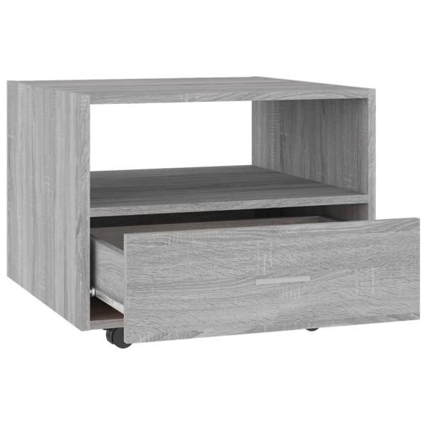 Couchtisch Grau Sonoma 55x55x40 cm Holzwerkstoff